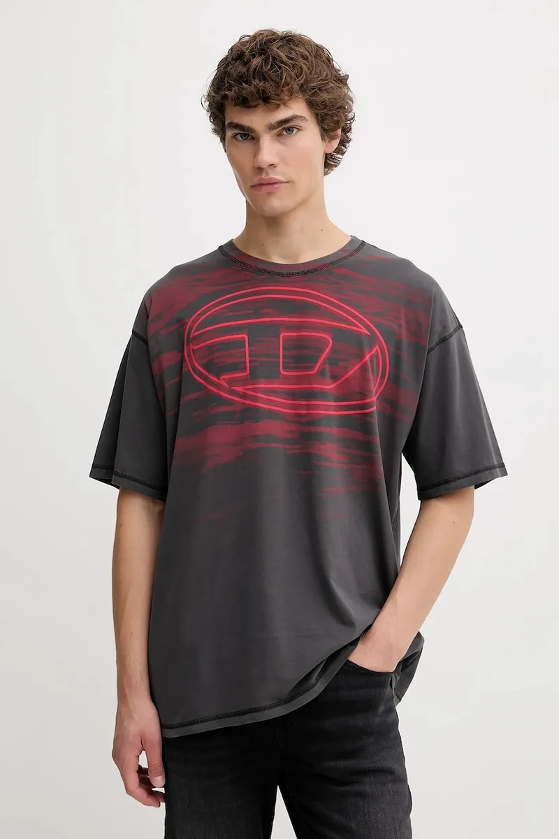 Βαμβακερό μπλουζάκι Diesel T-BOXT-T5