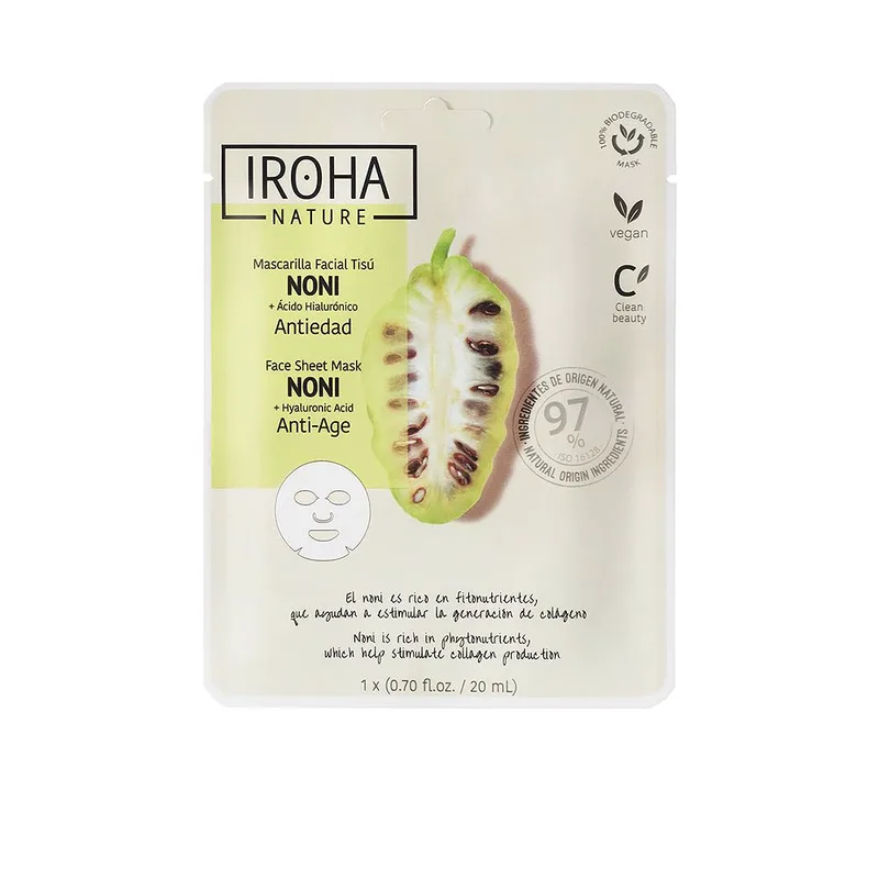 Iroha Nature Nature Noni Mask Hyaluronic Acid