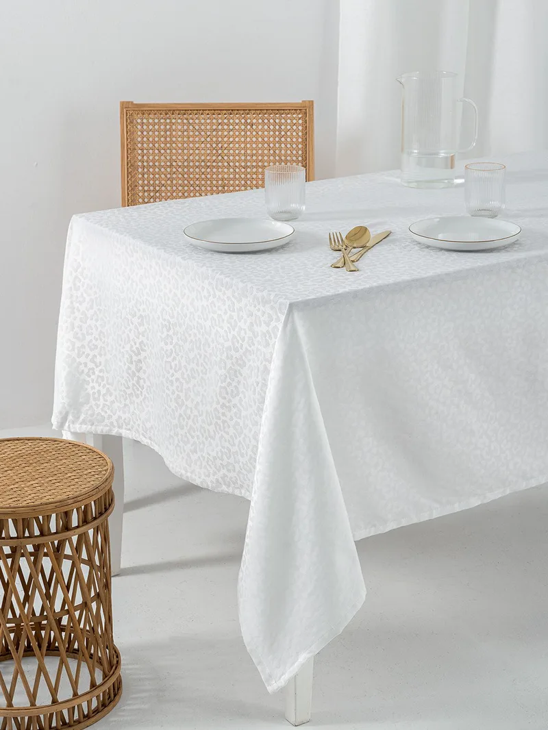 Τραπεζομάντηλο Αλέκιαστο Palamaiki Lita White 175x160