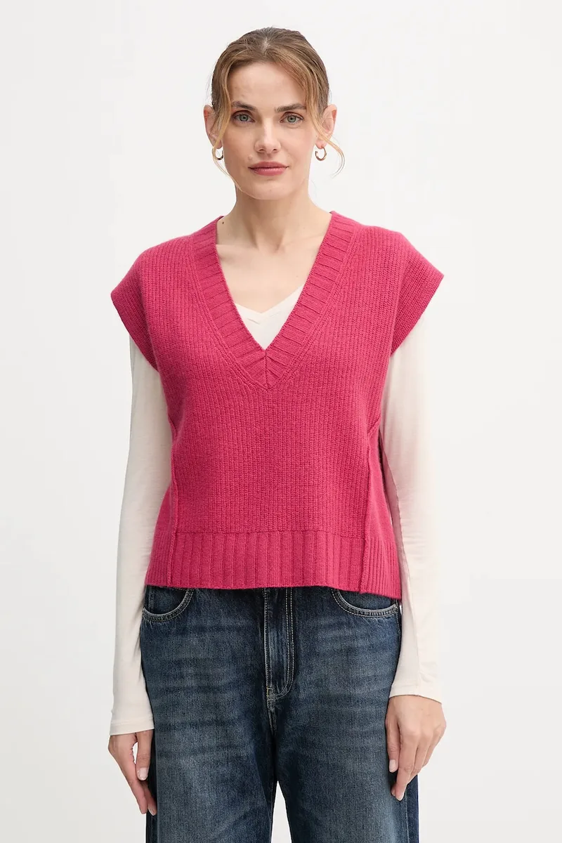 Γιλέκο με προσθήκη μαλλιού United Colors of Benetton