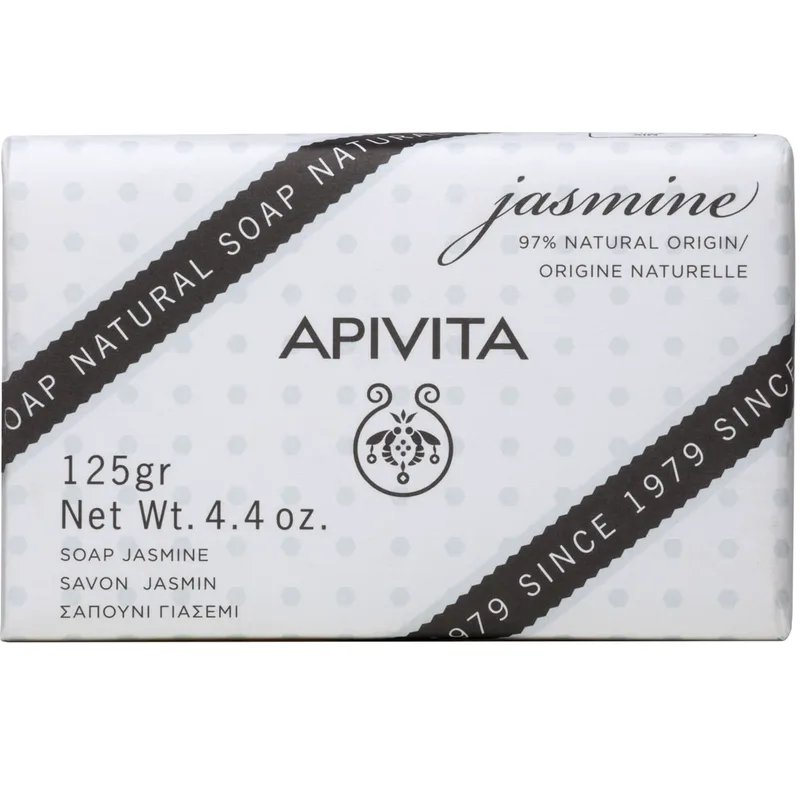 Apivita Natural Soap Σαπούνι Με Γιασεμί 125g