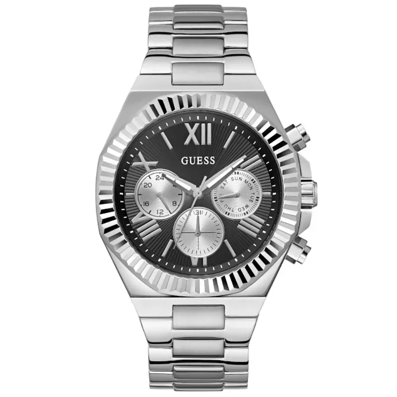 Ανδρικό ρολόι Guess Equity Quartz Multi-Function Ακριβείας GW0703G1 GW0703G1 Ατσάλι