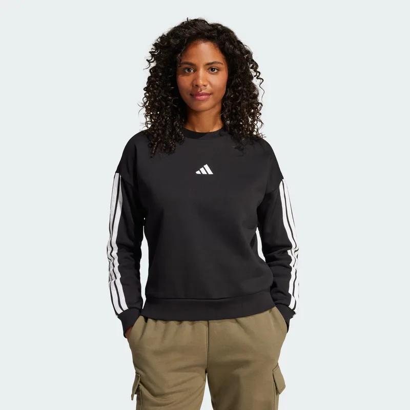 adidas sportswear W Essentials 3-Stripes Fleece Sweatshirt (9000259552_22872)