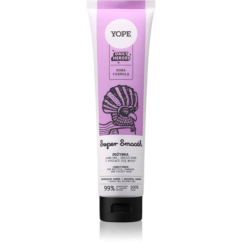 Yope Daily Heroes Smooth Conditioner Oriental Garden δυναμωτικό μαλακτικό για κατεστραμμένα και εύθραυστα μαλλιά 170 ml