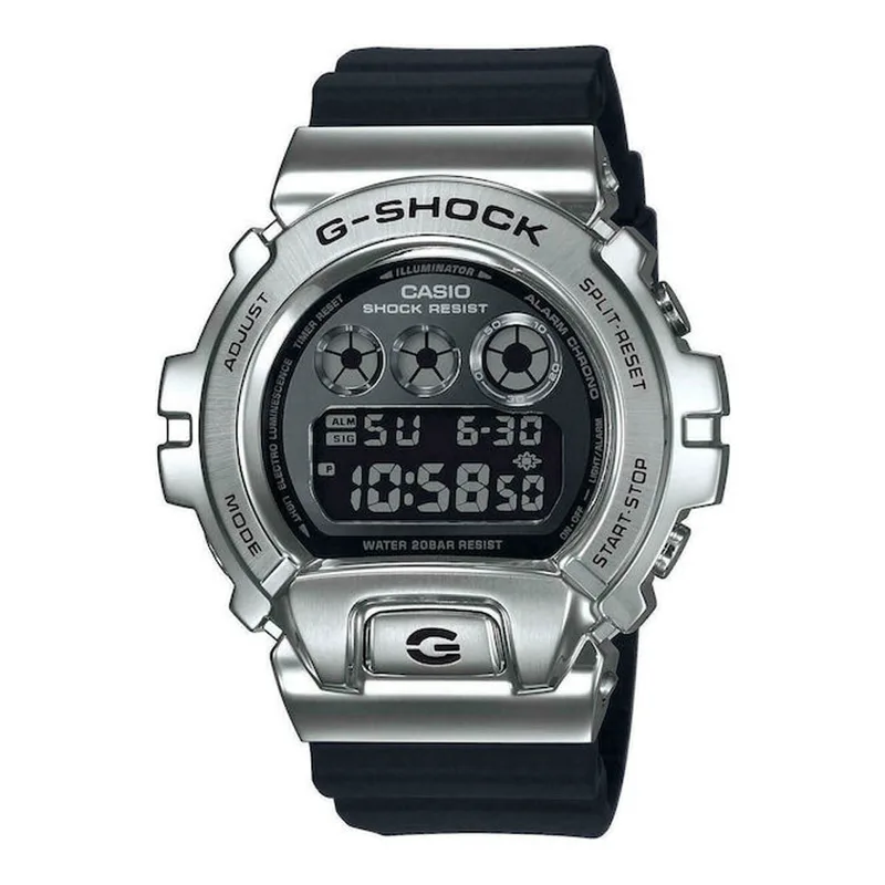 CASIO G-Shock Black Rubber Strap GM-6900-1ER