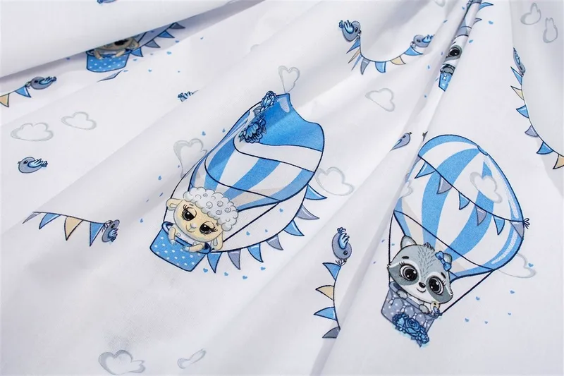 Πάνα Χασέ Dimcol The Floating Zoo 596 80x80 White-Blue