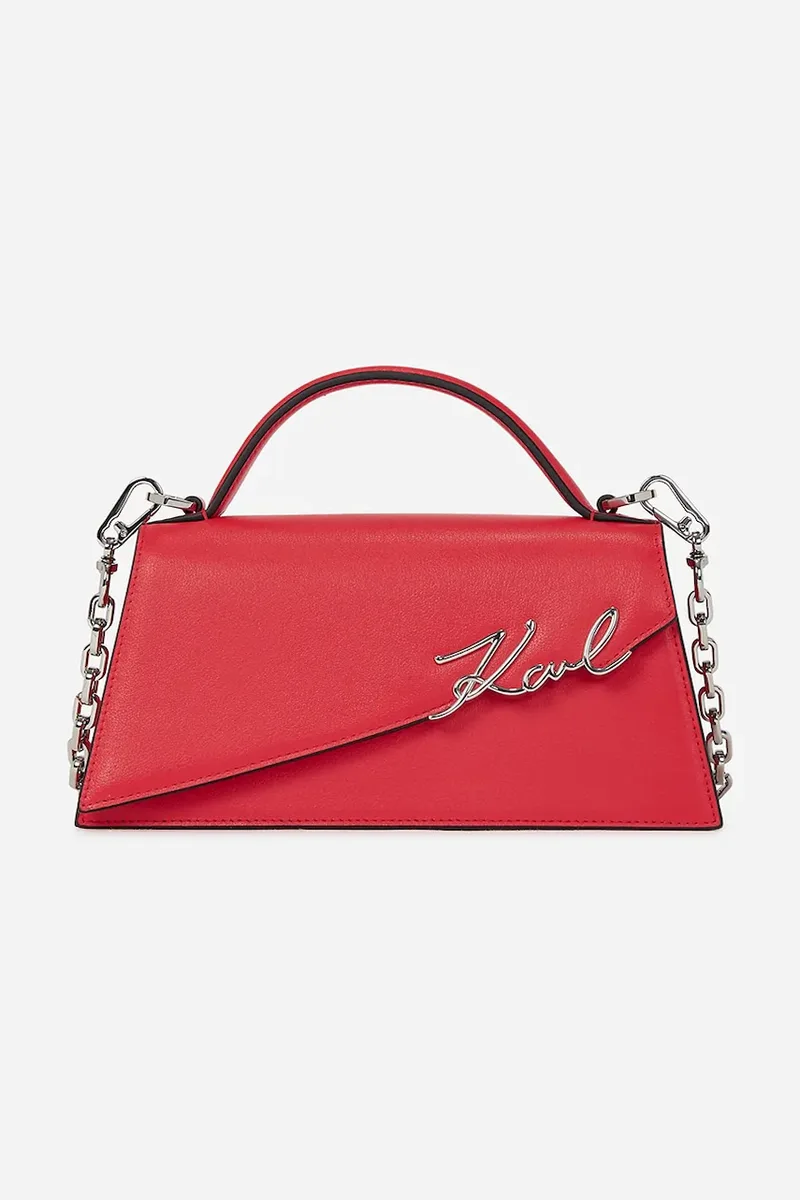 Δερμάτινη τσάντα Karl Lagerfeld K/SIGNATURE