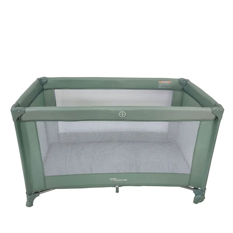 Παρκοκρέβατο (0+ Μηνών/Έως 15kg) Baby Adventure Dream 1 Layer Khaki