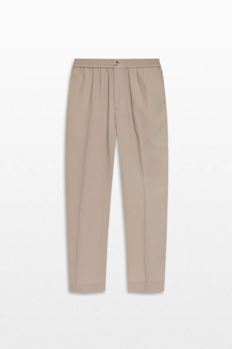 AMI PARIS Ανδρικό Μπεζ Elasticated Waist Trousers