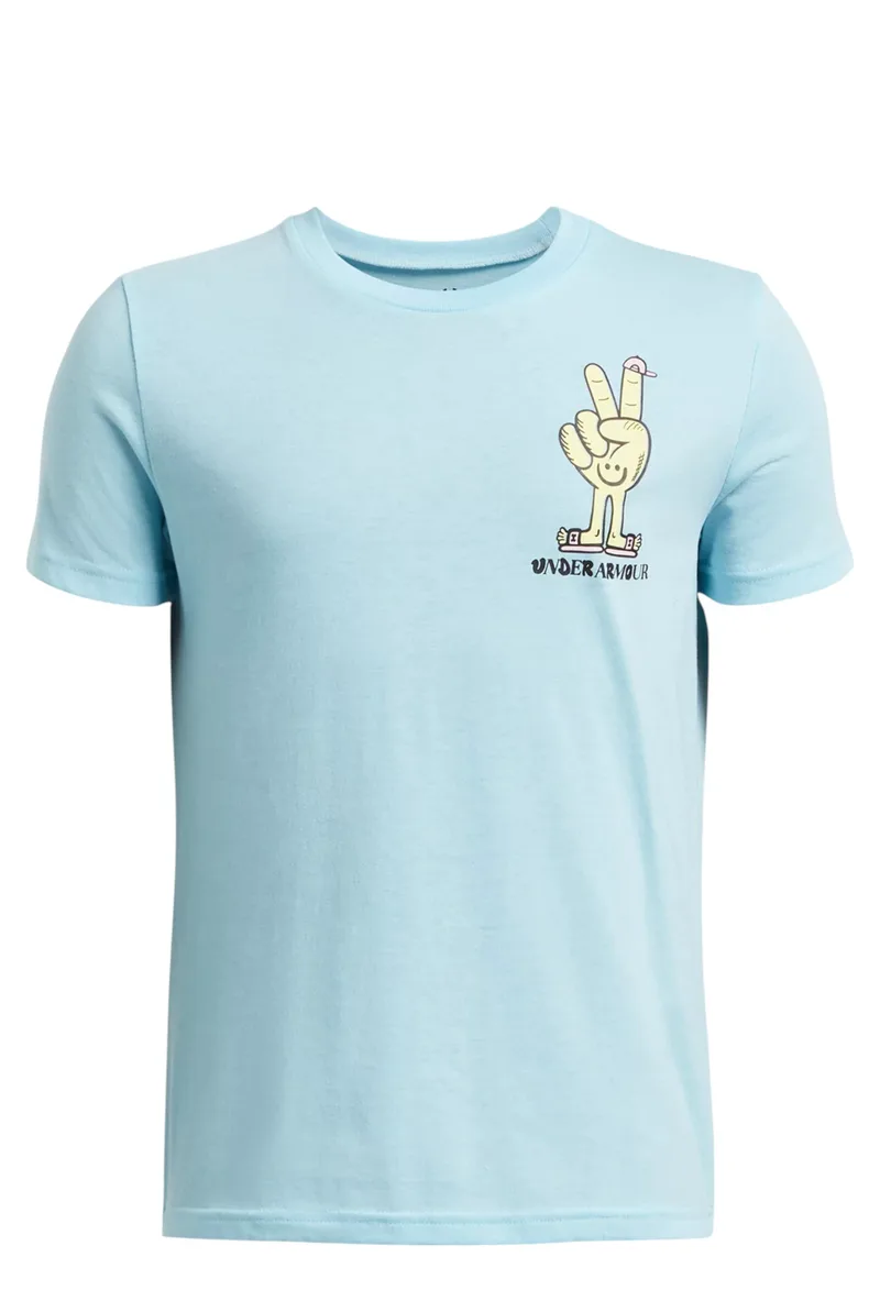 Μπλούζα Κοντομάνικη Under Armour Peace Love UA 1390009-494 Αγόρι