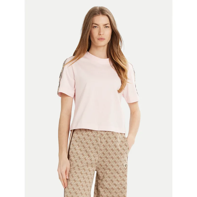 Guess T-Shirt 144851 Ροζ Classic Fit