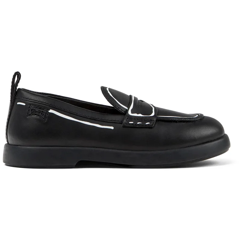 CAMPER Twins - Smart casual παπουτσια Για Κορίτσια - Μαύρο, Μέγεθος 33, Smooth leather