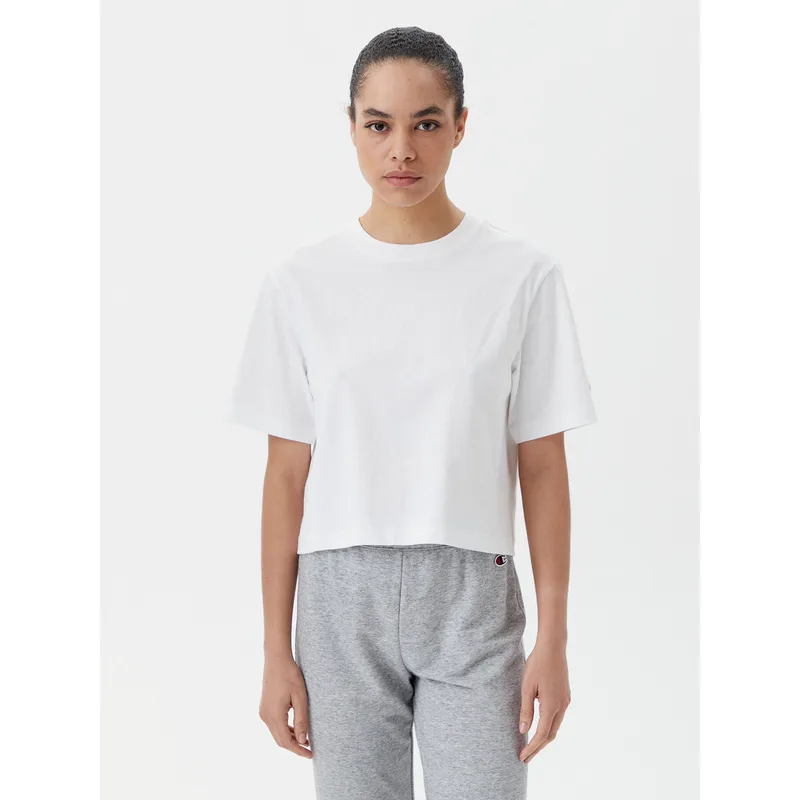 Champion T-Shirt 117874 Λευκό Regular Fit