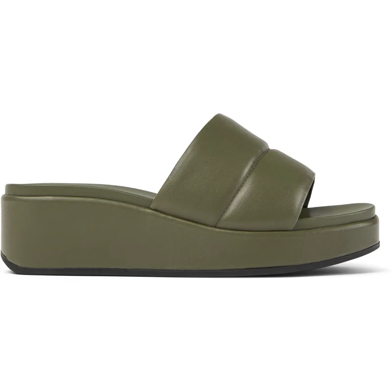CAMPER Misia - Πέδιλα Για Γυναικεία - Πράσινο, Μέγεθος 37, Smooth leather