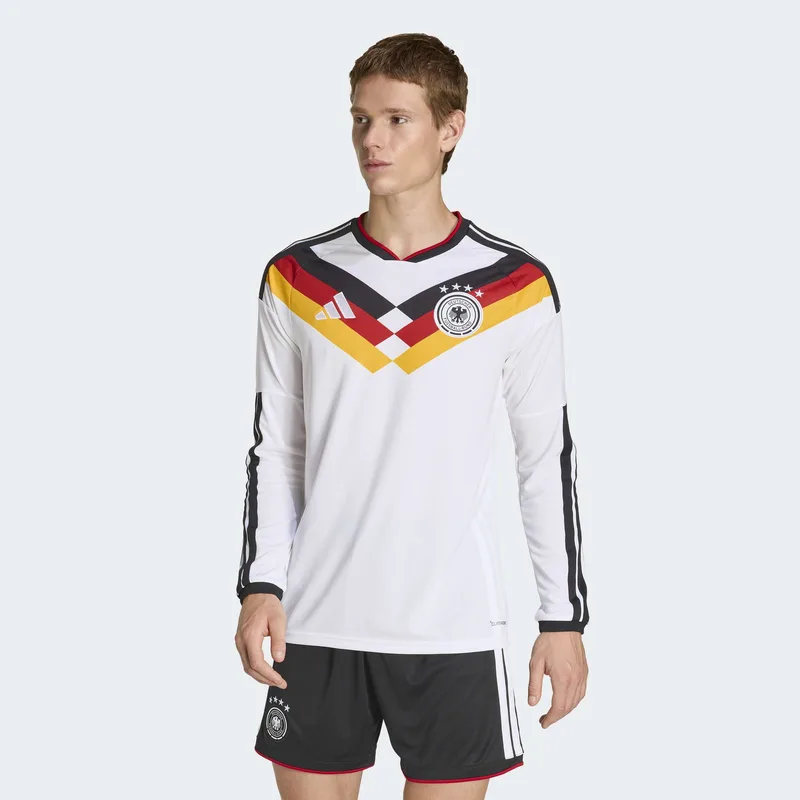 adidas Εθνική Γερμανίας 2026 Home Ανδρική Ποδοσφαιρική Φανέλα με Μακρύ Μανίκι (9000262828_1539)