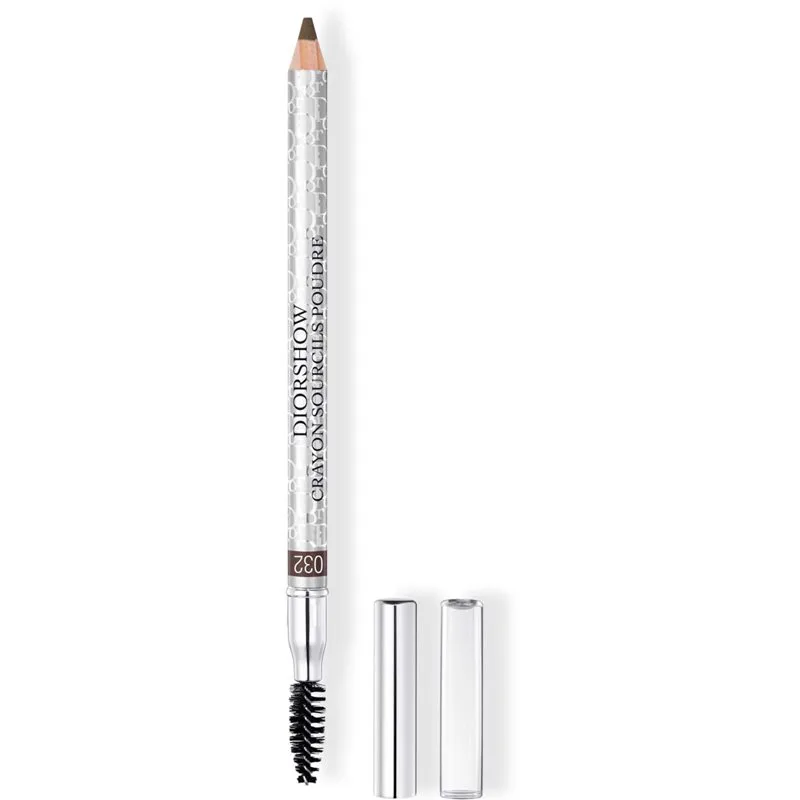 DIOR Diorshow Crayon Sourcils Poudre αδιάβροχο μολύβι για τα φρύδια απόχρωση 032 Dark Brown 1.19 γρ