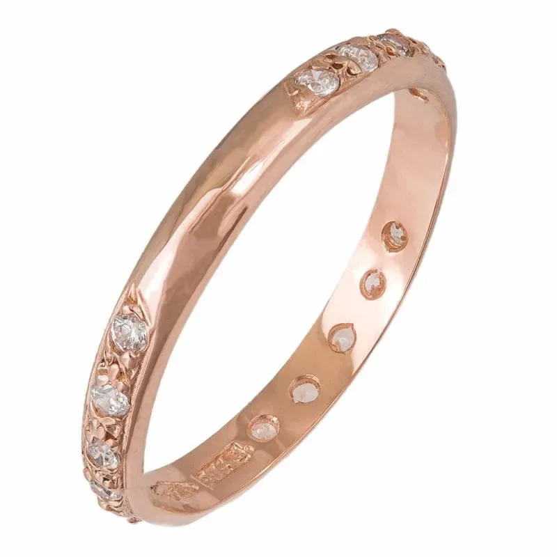 Ροζ gold δαχτυλίδι 14K 011229 011229 Χρυσός 14 Καράτια