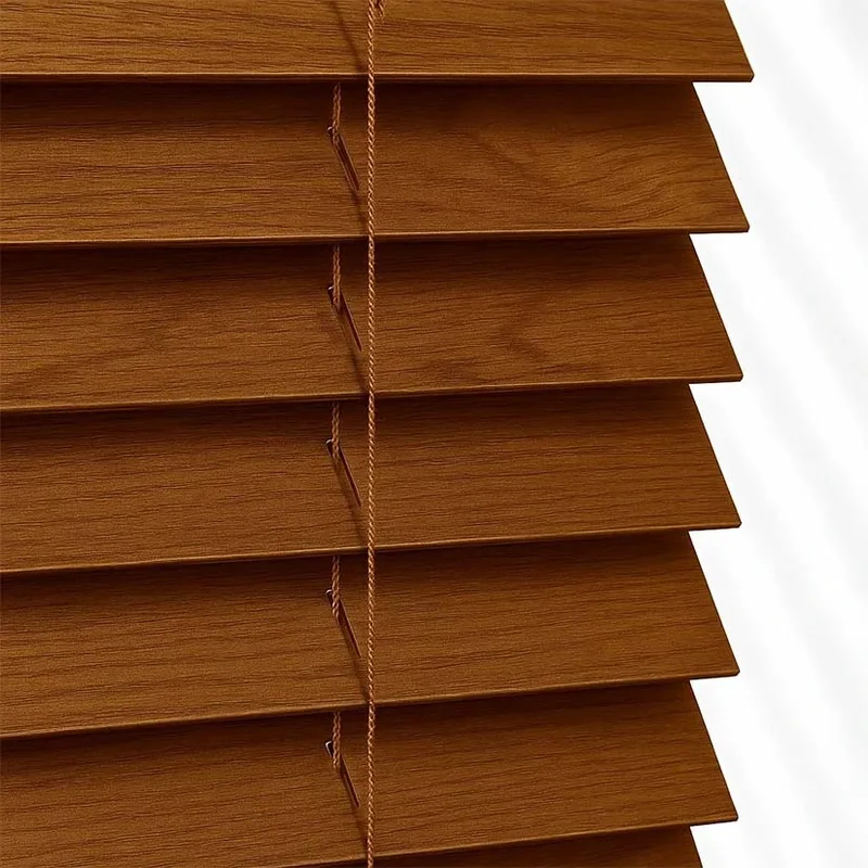 Ξύλινα Στόρια Trieste 50mm σειρά 6576 Teak Eco Wood