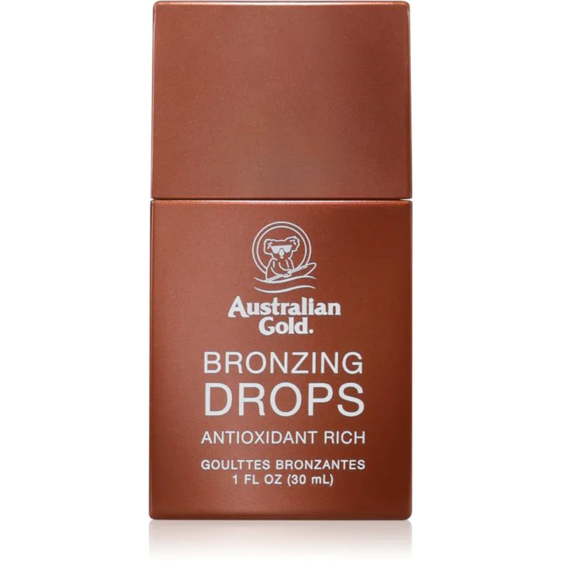 Australian Χρυσό Bronzing Drops θρεπτικό ξηρό λάδι για ενίσχυση του μαυρίσματος 30 ml