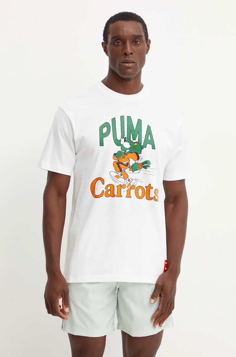 Βαμβακερό μπλουζάκι Puma PUMA X CARROTS Graphic Tee