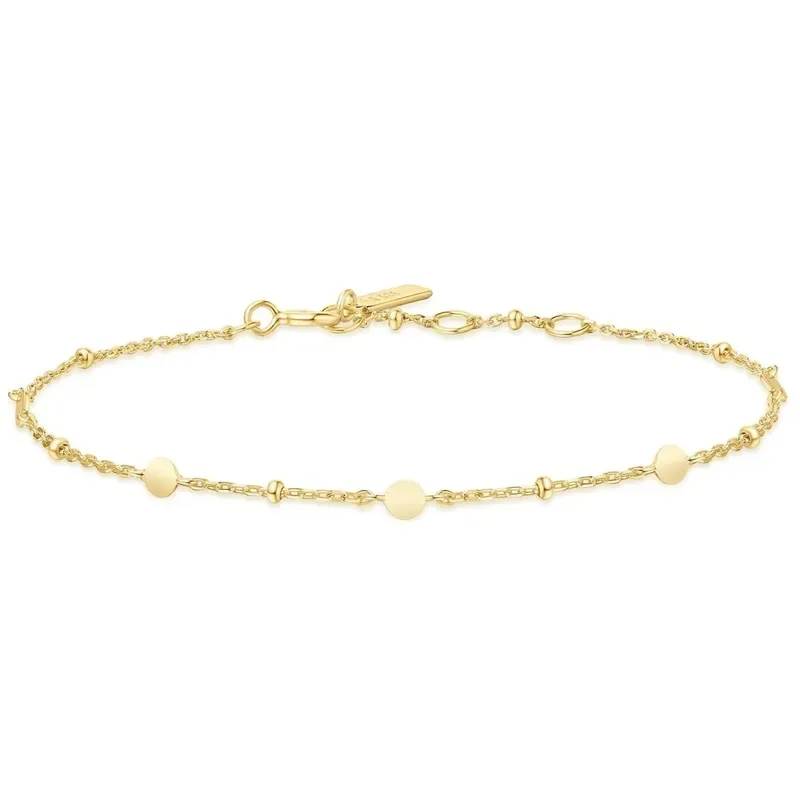 Γυναικείο βραχιόλι Ania Haie 925 Χρυσό Disc Station Bracelet B063-01G B063-01G Ασήμι