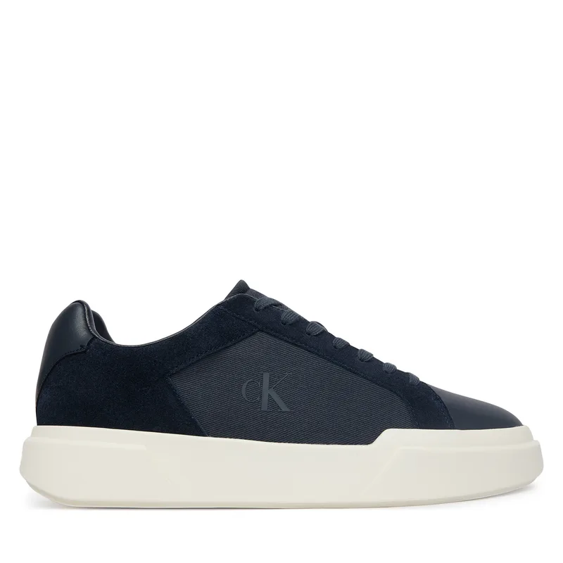 Αθλητικά Calvin Klein Chunky Cupsole Laceup Cv Mix HM0HM02238 Σκούρο μπλε
