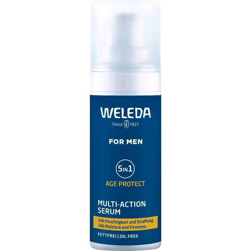 Weleda For Men Age Protect 5 in 1 Serum Αντιγηραντικός Ορός Προσώπου για Άνδρες που Προσφέρει Ενυδάτωση Έως & 24 Ώρες 30ml