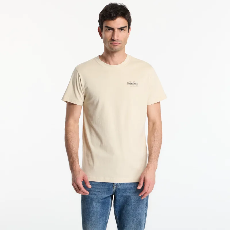 T-shirt Urbanc Classics Espresso M Club Tee Sand S
