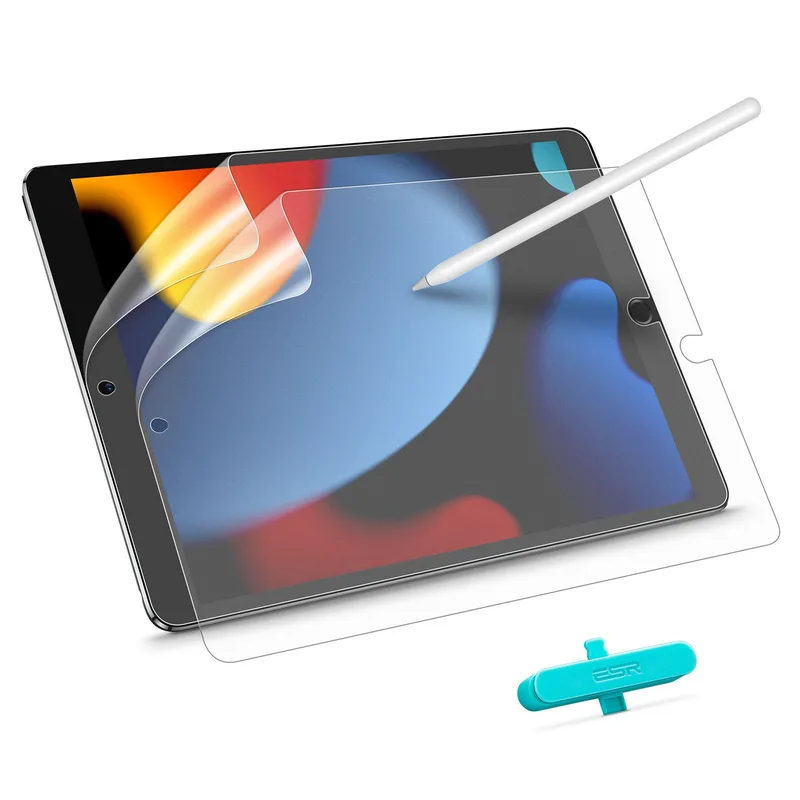 (2 Pack) ESR Screen Protector Paper Feel iPad 10.2 2019/2020/2021 (With Easy Installation Frame)