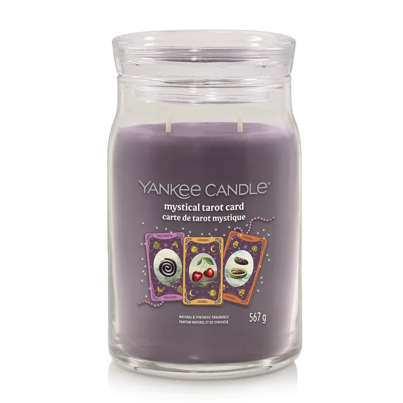 Yankee Candle Signature Large Jar 2 Wicks Halloween Mystical Tarot Card Universal