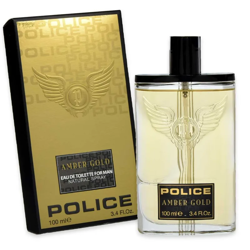 Police amber gold for woman eau de toilette 100ml