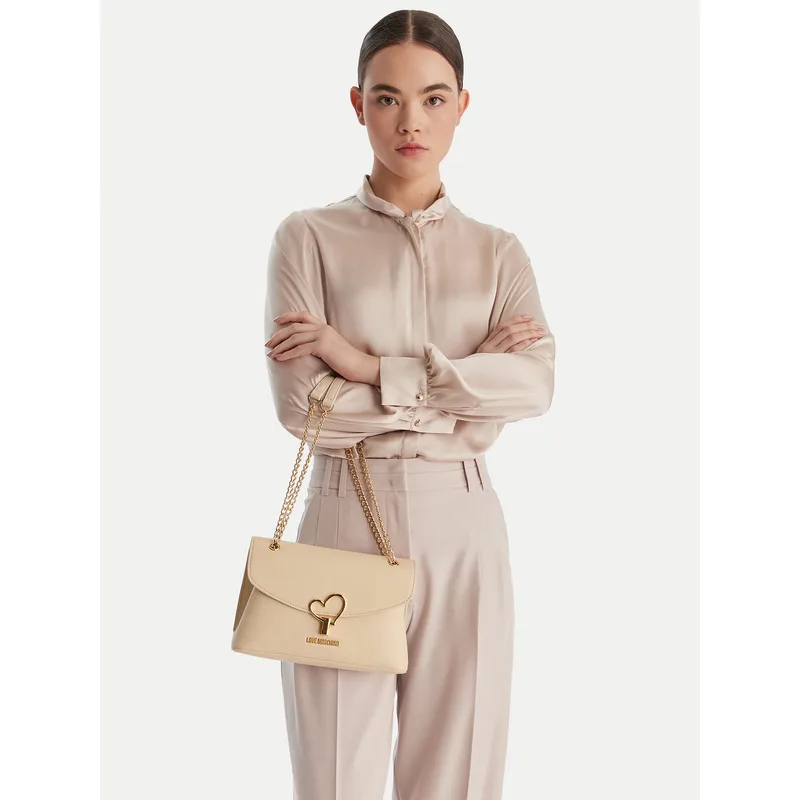 Τσάντα LOVE MOSCHINO JC4138PP1OLQ0110 Εκρού