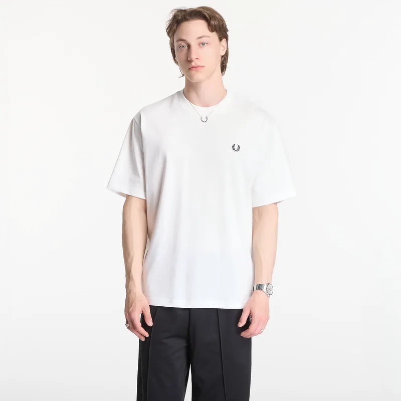 T-shirt Fred Perry Back Print Fred Perry T-Shirt White S