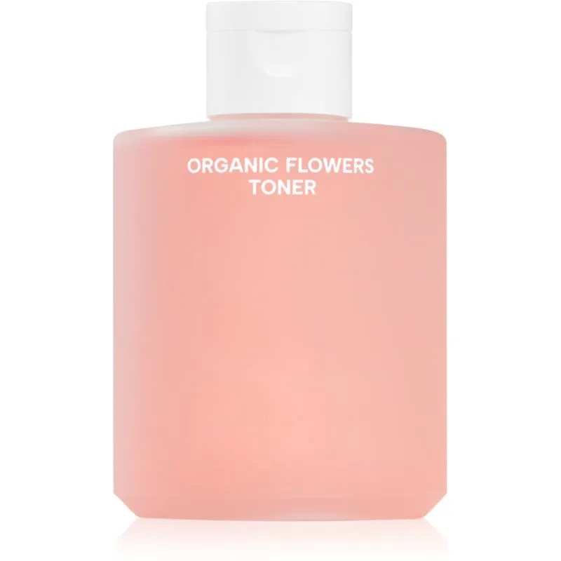 WHAMISA Organic Flowers Toner Deep Rich ενυδατικό και θρεπτικό τονωτικό για ξηρή και ερεθισμένη επιδερμίδα 200 ml