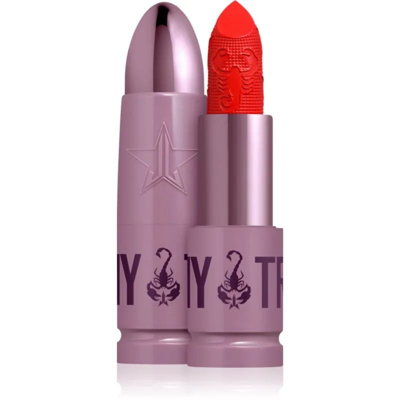 Jeffree Star Cosmetics Scorpio Shiny Trap Lipstick Κρεμώδες κραγιόν με έντονες χρωστικές απόχρωση Hot Devotion 3 γρ