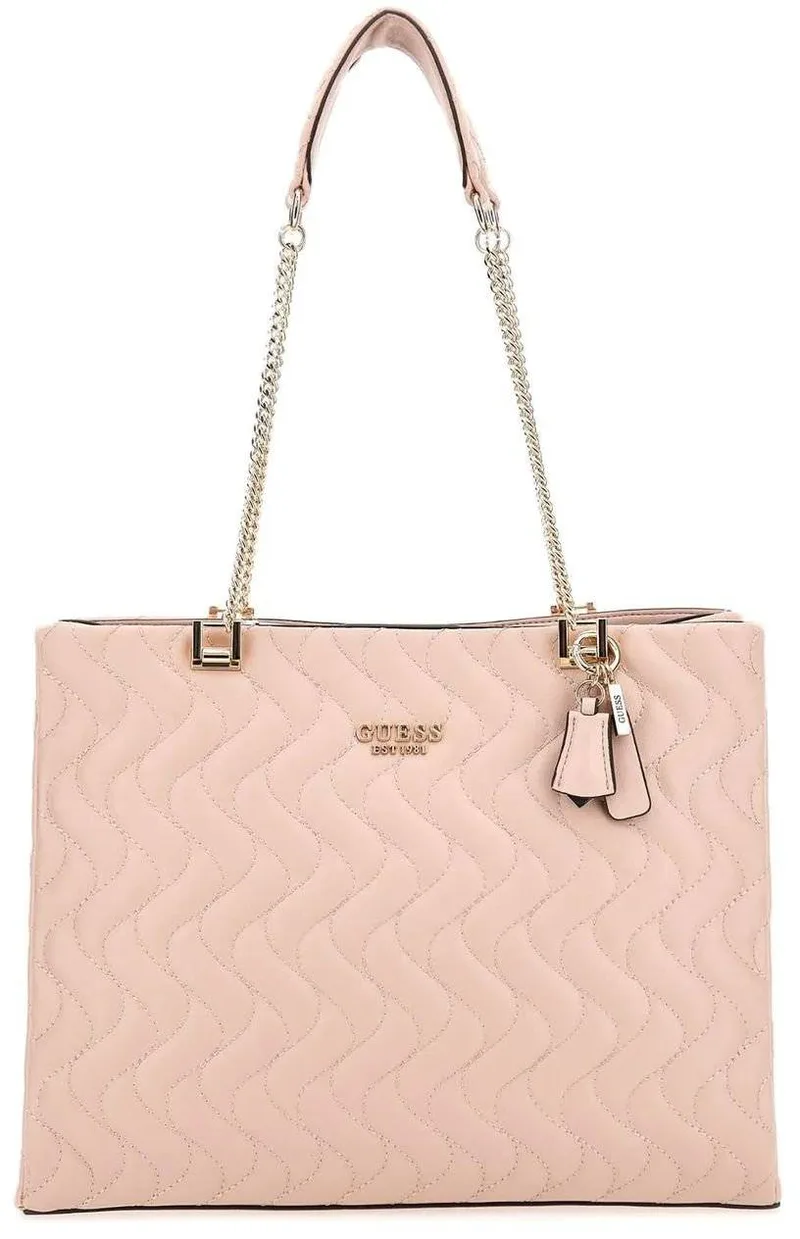 ΤΣΑΝΤΑ ΩΜΟΥ GUESS ECO MAI GIRLFRIEND TOTE HWEQG896923 ΑΝΟΙΧΤΟ ΡΟΖ