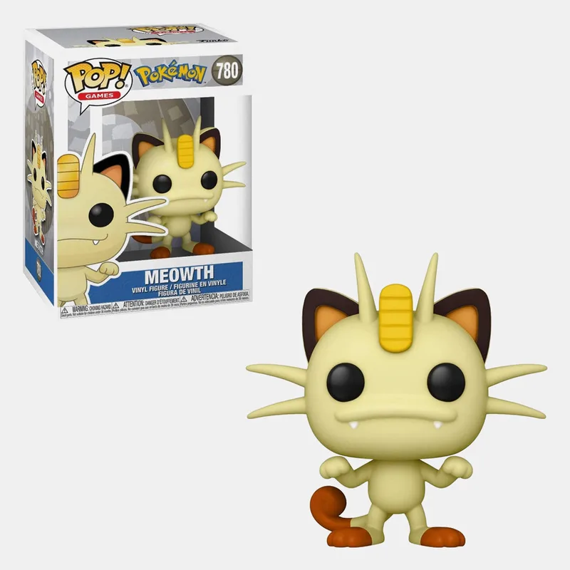 Funko Pop! Games: Pokemon - Meowth 780 Vinyl Figu (9000174623_1523)