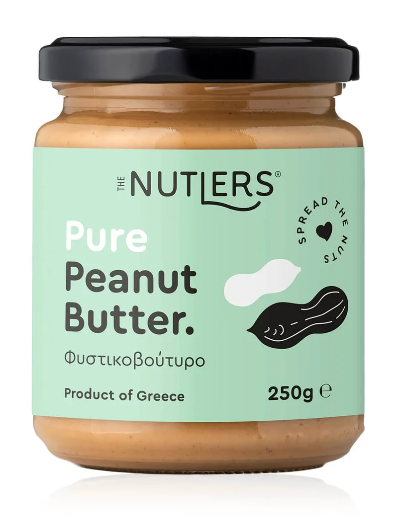 Φυστικοβούτυρο, χωρίς ζάχαρη, Βόλου "The Nutlers" 250g>