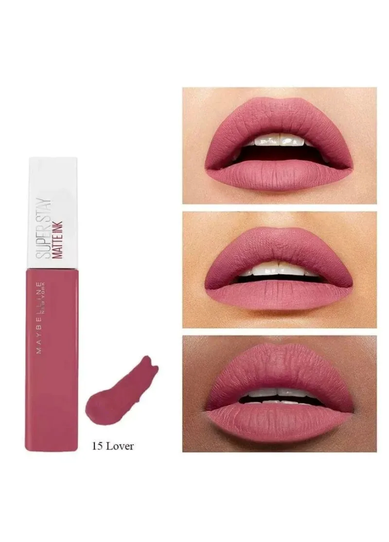 L'Oreal Paris & More - Super Stay Matte Ink Liquid Lipstick 15 Lover