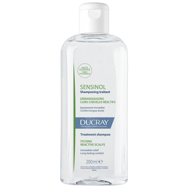 Ducray Sensinol Treatment Shampoo for Itching Reactive Scalps Φυσιοπροστατευτικό Σαμπουάν που Καταπραΰνει από τον Κνησμό 200ml