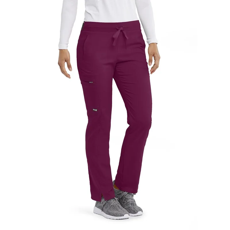 Παντελόνι Γυναικείο Υγειονομικών Grey's Anatomy Spandex Stretch Kim Cargo Wine