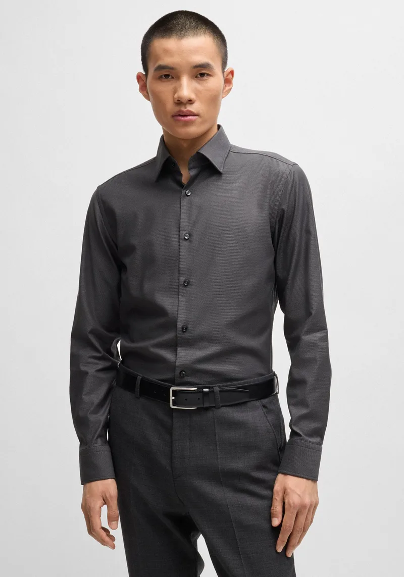 BOSS Πουκάμισο της σειράς HANK - 50527231 021 Dark Grey