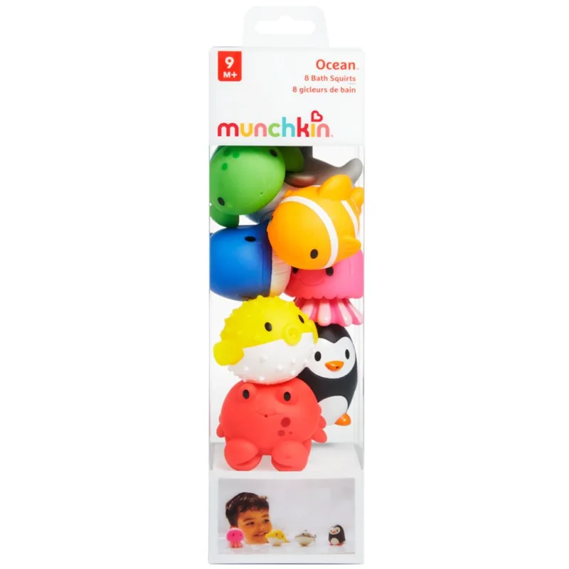 Munchkin Ocean, Σετ Μπουγελόφατσες 9m+, 8 Τεμάχια