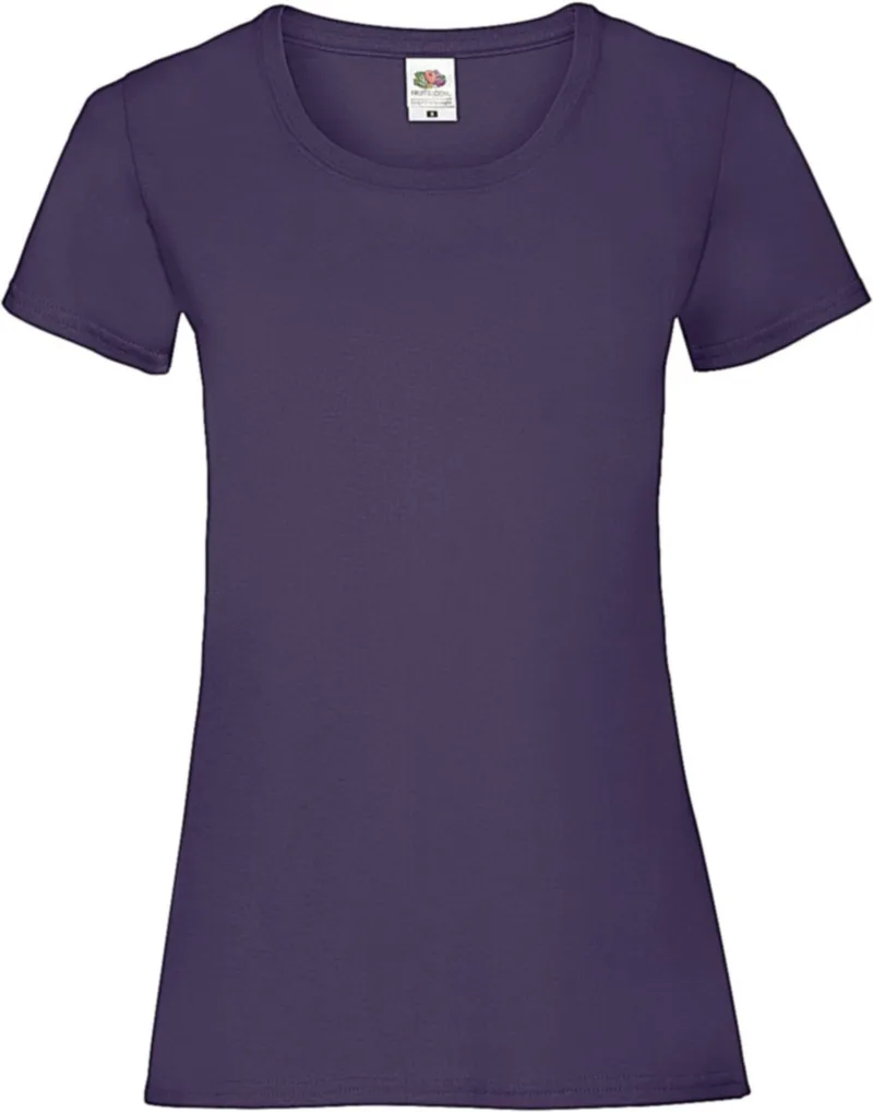 Lady-Fit Valueweight T Fruit of the Loom 61-372-0 Purple