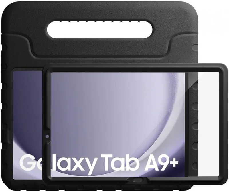 HappyCase Candy Plus - Full Body Ανθεκτική Θήκη για Παιδιά - Samsung Galaxy Tab A11 Plus / A9 Plus 11" - Black (8719246442780)