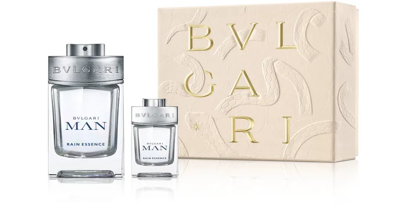 BVLGARI Bvlgari Man Rain Essence Gift Set for Men Eau de Parfum 100 ml + Eau de Toilette 15 ml