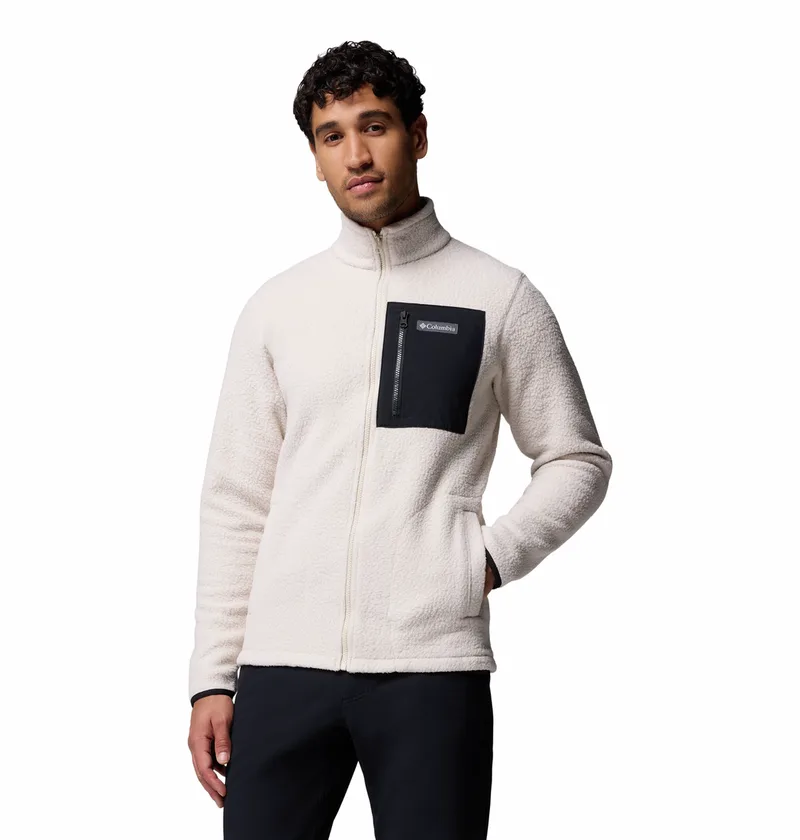 Columbia Ανδρική Ζακέτα Jasper Ridge™ Pebbled Full Zip Fleece 2142421-278 Εκρού