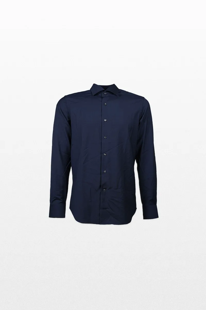 GHERARDI Ανδρικό Μπλε Classic Shirt In Blue