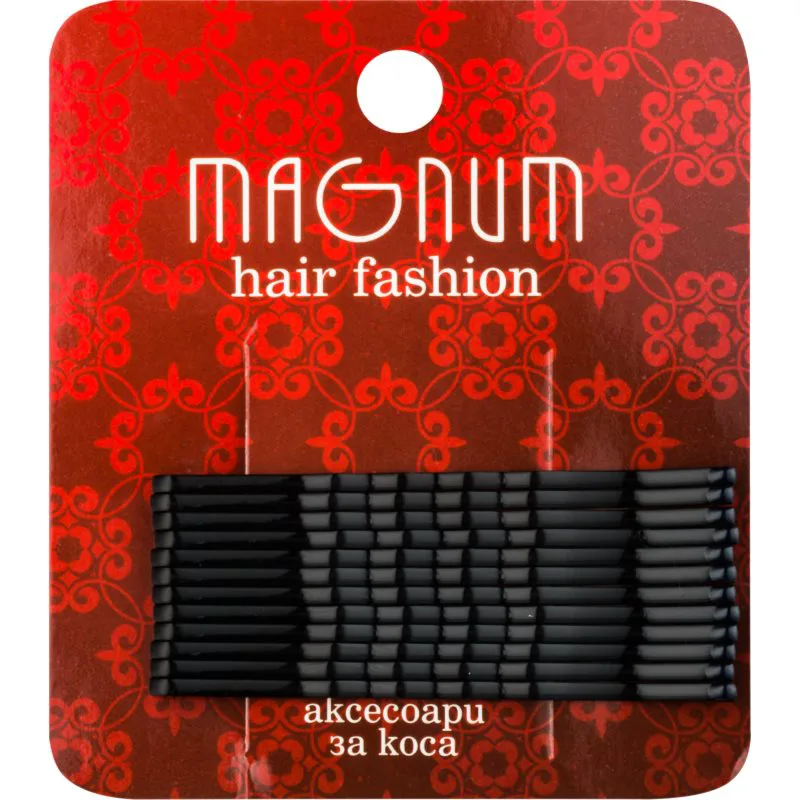 Magnum Hair Fashion τσιμπιδάκια για τα μαλλιά μαύρο 12 τμχ