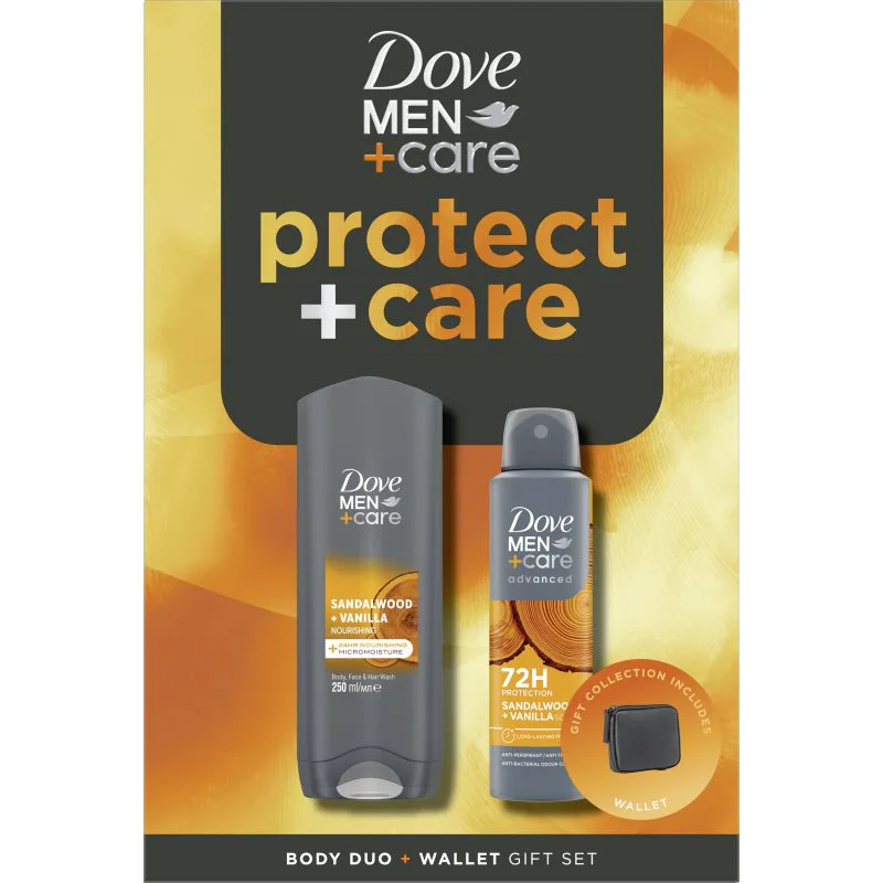 Dove Men+Care Sandalwood&Vanilla σετ δώρου για άντρες